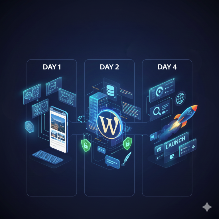 איך להקים אתר וורדפרס ב-3 ימים